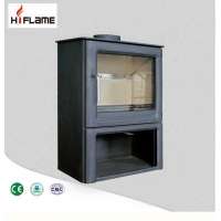 6kw Ecodesign Stove Model 6LS With Log Store For Wholesale With 80% efficiency